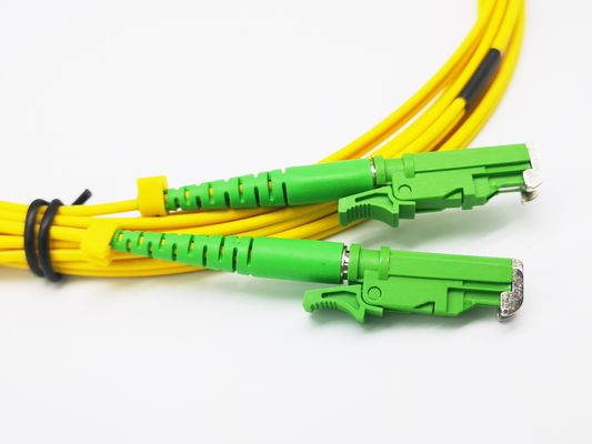 Buy E2000 APC to SC UPC Fiber Optic Patch Cord  Singlemode Simplex 1.8mm LSZH Riser Cable online manufacture