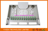 12 Ports Fiber Optic Patch Panel Rack Mount Fiber Patch Panel ODF SC Couplers And Pigtails