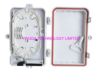 4 Port UV Weather Resistant FTTH Fiber Termination Box 4 Fibers SC Wall Mount Box