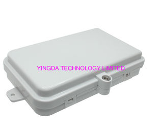 Buy 4 Core FTTH Outdoor Fiber Optic Termination Box 1:4 Splitter SC Wall Mount Waterproof online manufacture
