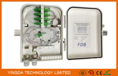 Outdoor 16 Core Fiber Optic Termination Box With SC/APC Adapters