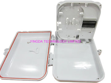 Outdoor iIP68 16 Ports Fiber Optic Cable PLC Splitter DistributionTermination Box White Plastic