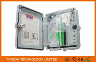 High Strength GPON 12 Fiber Optic Termination Box , Fiber Optic Splitter Box with SC/APC Adapter