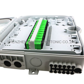 High Strength GPON 12 Fiber Optic Termination Box , Fiber Optic Splitter Box with SC/APC Adapter