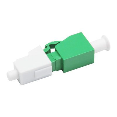 LC APC Green Optical Attenuator Male To Female 1dB - 30dB Fix Attenuation