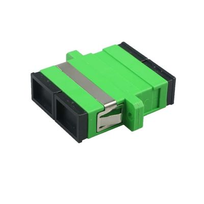 Buy Plastic Fiber Connector Adapter Coupler SC To SC Duplex SM MM With Flange online manufacture