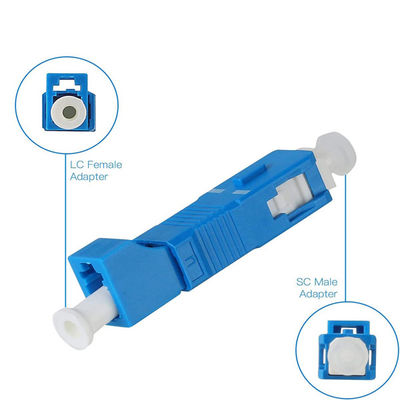 LC/UPC Female To SC/UPC Male Hybrid Fiber Optic Adapter 9/125um SM Optical Fiber Adapter