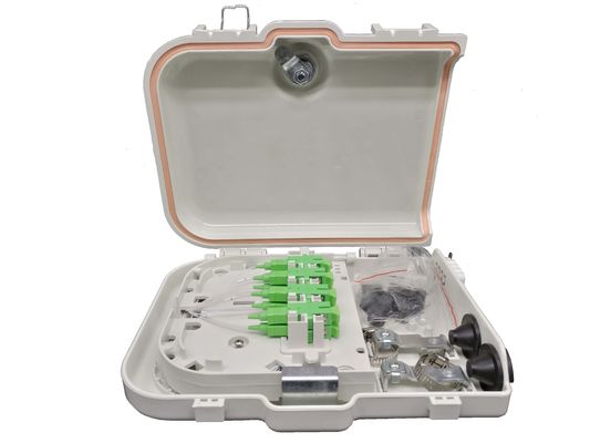 Buy FTTH FTTB FTTX Network Fiber Optic Termination Box Outdoor Fiber Optic Distribution Box online manufacture
