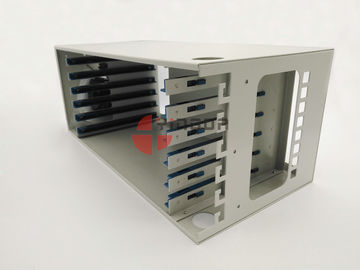 72 Port Fiber Optic ODF Optical fiber patch panel , Rack Mount Fiber Distribution Unit SC