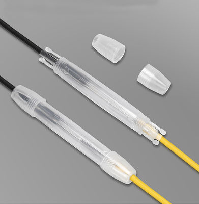 Buy 1 Core Transparent Mini FTTH Drop Cable Splice Protection Box ABS PP Indoor Use online manufacture