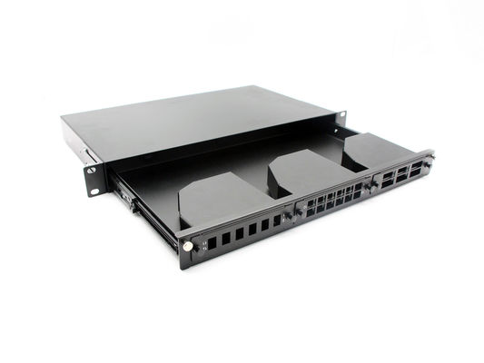 Buy YINGDA 72 Cores MPO Sliding Drawer Type Fiber Optic Patch Panel For Data Center Cabling 100G 400G online manufacture