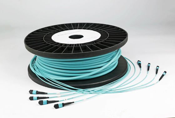 Buy YINGDA Fiber Optic Manufacturer MTP MPO Connector Fiber Breakout Cable 48cores SM MM for Network 20M online manufacture