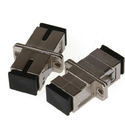 Buy High Precision SC Simplex Fiber Optic Adapter With Metal Housing And Low Insertion Loss online manufacture