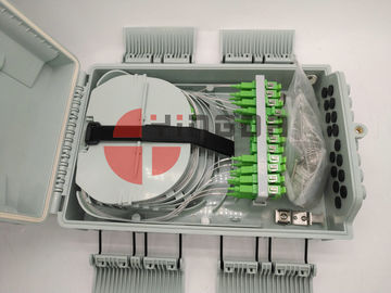 96 Cores Fiber Optic Splice Closure with 1x16 SC/APC PLC Splitter , Outdoor Splitter Box 16 Ports