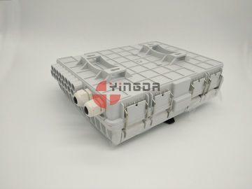 White 16 Port Outdoor Fiber Optic Termination Box IP65 PC+ABS Plastic 1X16 Splitter Box