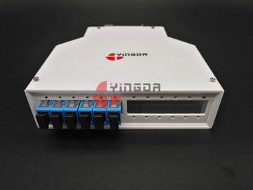 12 SC Ports Fiber Optic Termination Box , DIN Termination Box ABS