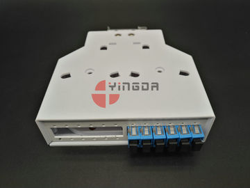 12 SC Ports Fiber Optic Termination Box , DIN Termination Box ABS