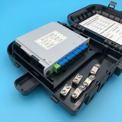 Buy FDB0208B Fiber Optic Termination Box for Outdoor Applications with 2 Cable Entry Holes and 8 SC Adapters online manufacture