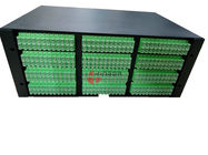 Cold Rolled Steel Fiber Patch Panel 288 Cores Slide Tray With SC Duplex Adapters