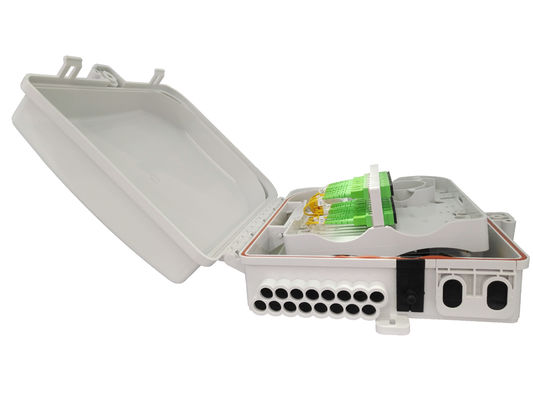 Buy Customizable Logo And Laser Marking Fiber Optic Splitter Box For FTTH Networks 24 Core Capacity IP65 online manufacture