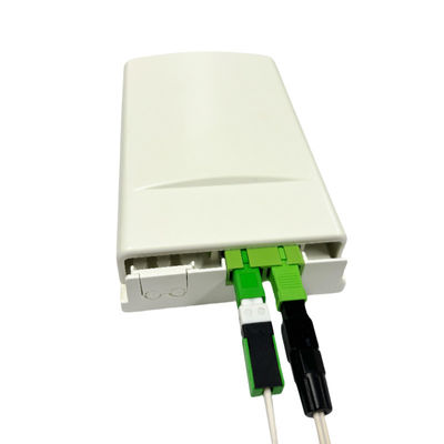 Buy Wall Mount 2ports Fiber Temrination Box For Drop Cable Indoor Application online manufacture