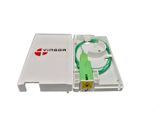Buy SC Simplex / LC Duplex Fiber Optic Termination Box ABS Fiber Wall Socket 1cores online manufacture