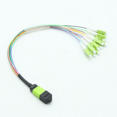 Buy High-Density MTP MPO Cable for CATV and Test Applications MPO To LC Breakout Cable online manufacture