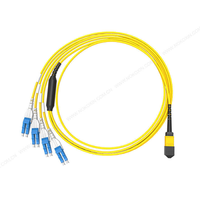 Buy 8 Cores MPO Multimode Elite Breakout Cable Female To LC Duplex MTP MPO Patch Cord For 4G/WiFi/FTTH/3G/GSM/GPRS Network online manufacture
