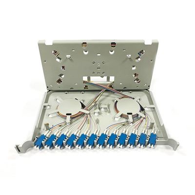 Buy Fiber Optic Equipment 24 Core Fiber Splice Tray and Splice Box Splitter Module for Outdoor FTTH Cabinet online manufacture