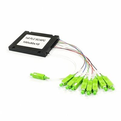 Buy Fiber Optical Splitter 1x8 ABS G657A1 0.9MM Inlet and Outlet Cable with SC/APC for GPON/EPON Compatible 4G 3G  online manufacture