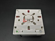 SC/APC Wall Mount Fiber Termination Box Socket Panel 2 Ports With Metal Cable Clamp