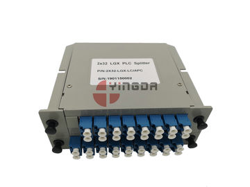 1x32 2x32 Lgx Plc Splitter Fiber Optic Cable Single Mode With LC SC Couplers