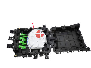 Buy 36 Cores 2 In 2out Inline Fiber Optic Cable Joint Box Pole Mount 1x8 Splitter Closure online manufacture