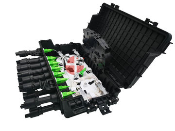 Buy SC Adapter Coupler Fiber Cable Joint Box Closure 16 Ports 2 In 2 Out PP Black Color online manufacture