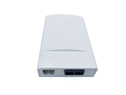 Buy 2 Core optical fiber termination box load with SC/upc duplex adapter and pigtails online manufacture