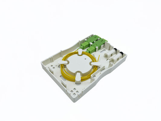 2 Core FTTH NAP FTB IP30 Fiber Optic Termination Box