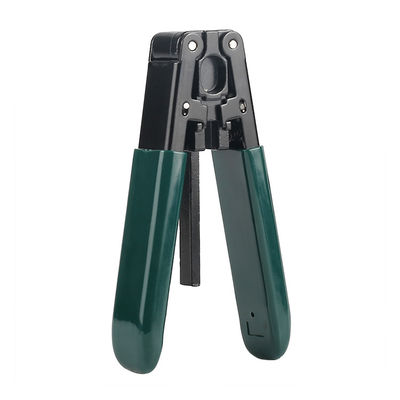 Upc Apc FTTH 2*3mm Fiber Optic Stripping Tool Steel Carbon Steel Green