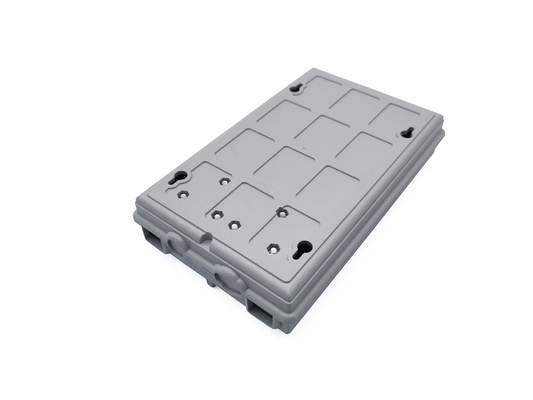 Indoor IP54 12 Ports Outlet Plastic Fiber Optic Termination Box Fusion Splice MiniI Closure