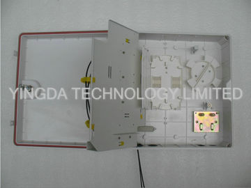 24 Core Fiber Optic Distribution Box Cabinet , 12 Port Outdoor Cable Termination Box