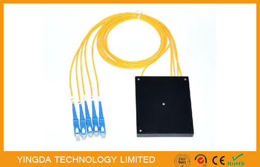 Buy multi / Single mode Fiber Optic Plc Splitter Abs Module 2mm g657a For Gpon Ftth online manufacture