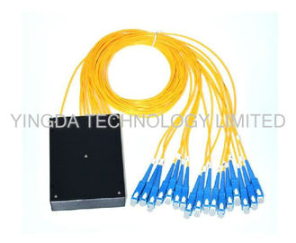 1:16 Fiber Optic Plc Splitter Box, Optical Fiber Splitter Module g657a2 Corning Fiber Cable