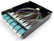 24 Fiber SC FC ST LC MPO / MTP Cassette Modules For Patch Panel Distribution