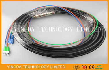 Buy Outdoor Telecom Waterproof Pigtail Patch Cord SC - FC / APC 2 Core 4 Core  20M online manufacture