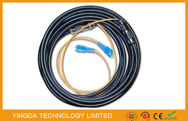 SC FC SC ST MU MT-RJ E200 SMA Fiber Optic Pigtail Cable For TV 2 Fibers , 4 Fibers