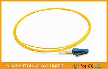 Buy LC SM LSZH Optical Fiber Pigtail 900um White 1.5M UPC Polish , Single Mode Fiber Pigtails online manufacture