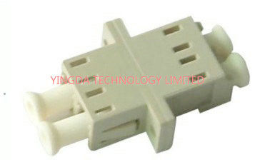 LC Multimode Fiber Optic Adapter Coupler Duplex Ceramic Ferrule , LC Fiber Adaptor