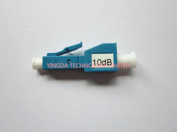 Single Mode Female To Male Fiber Optic Attenuator 15dB , LC Build Out Attenuator