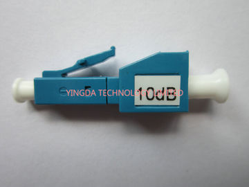 Single Mode Female To Male Fiber Optic Attenuator 15dB , LC Build Out Attenuator