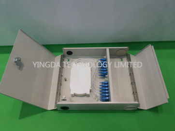 Two Door single / multi mode Fiber Optic Termination Box Cold Rolled Steel Sheet Material