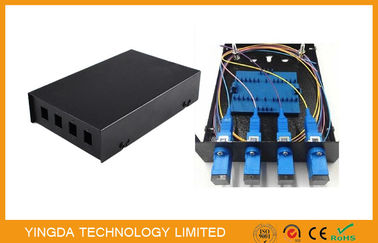 Custom Fully Load 4 Core SC LC Fiber Optic Termination Box For Local Area Networks